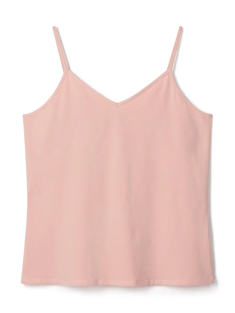 Chalk Lauren Vest Top  In Dusky Pink