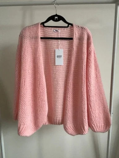 Ost London Smila Cardigan In Baby Pink