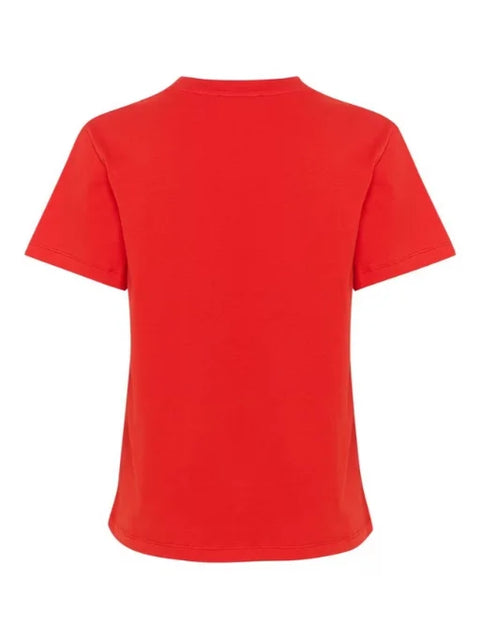 Soaked In Luxury Jina Basic Tee In Goji Berry