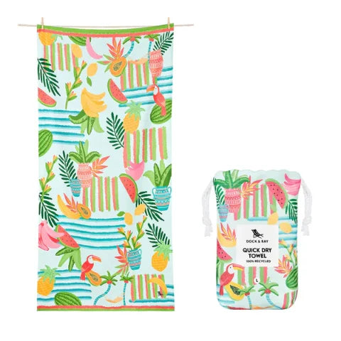 Dock & Bay Quick Dry Towels Extra Large (200x90cm) Tropicana Treat