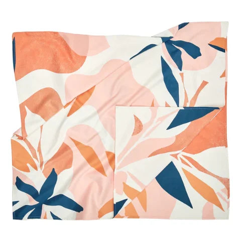 Dock & Bay Quick Dry Towels - Seasonal Prints - Extra Large (200x90cm) Terracotta Tropics