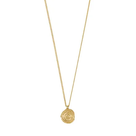Pilgrim 102612001 Air Coin Necklace Gold-Plated
