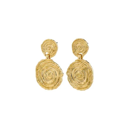 Pilgrim 102612013 Air Earrings Gold-Plated