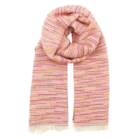 Zelly 1063116 Scarf Winter Weight In Abstract Pink