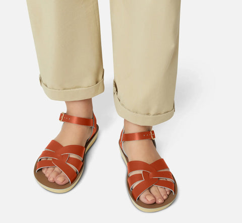 Saltwater Swimmer Sandal In Paprika