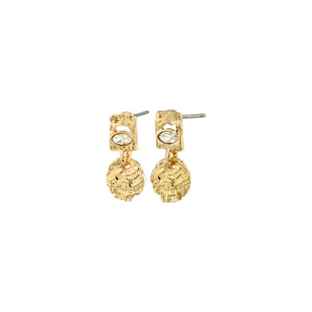 Pilgrim 112612003 Fire Earrings Gold-Plated