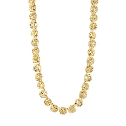 Pilgrim 112612011 Fire Necklace Gold-Plated