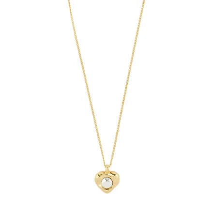 Pilgrim 122622001 Nova Heart Necklace Gold-Plated