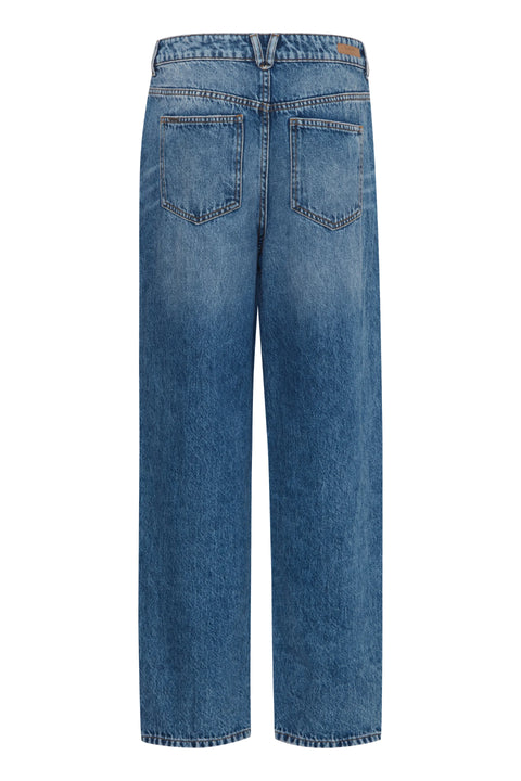B Young Mom Kimu Jeans In Mid Blue Denim
