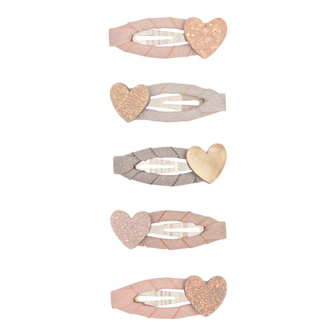 Mimi & Lula 162023-27 Teeny Heart Mini Clic Clacs Pink Multi