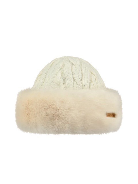 Barts Fur Cable Bandhat white