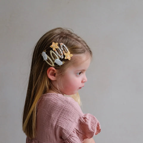 Mimi & Lula 182021-55 Spring Lamb Clic Clacs Yellow