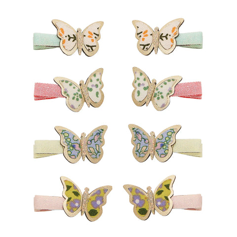 Mimi & Lula 182037-23 Floral Butterfly Mini Clips Multi