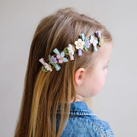 Mimi & Lula 182053-23 Flower Garden Mini Clips Multi