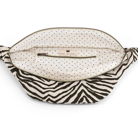 Rose In April Women Bum Bag Zebrou Greige