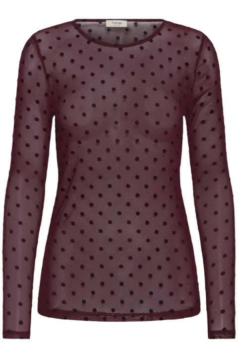 Fransa Deta Tee 1 T-shirt In Port Royale Dots