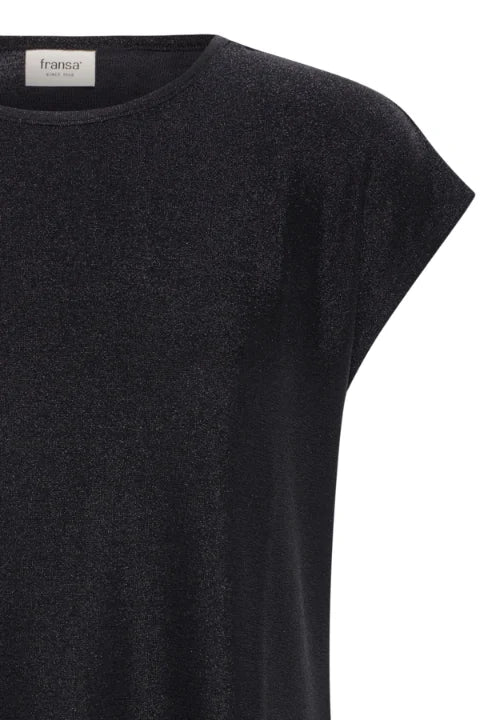 Fransa Amarissa Tee 1 T-shirt In Meteorite