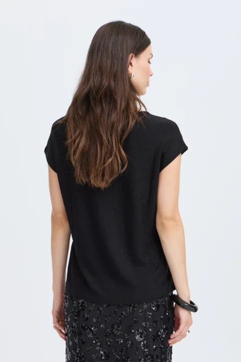Fransa Amarissa Tee 1 T-shirt In Meteorite