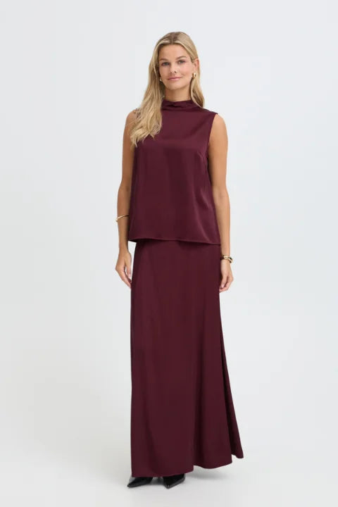 Fransa Junia Sk 1 Skirt In Port Royale