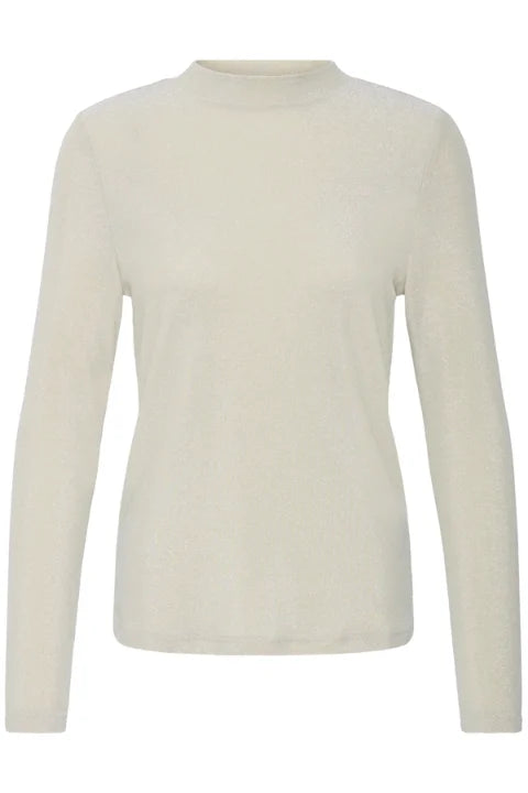Fransa Amarissa Tee 2 T-shirt In Gilded Beige