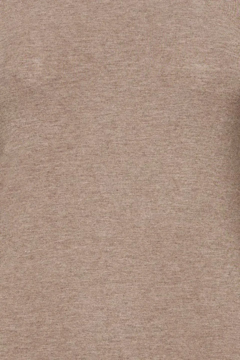 B Young Pamila LS T-Shirt In Walnut Melange