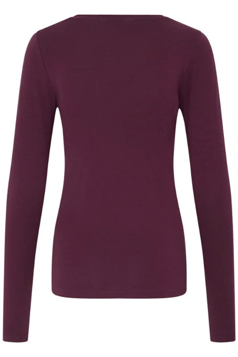 B Young 20807594 Pamila Ls Tshirt In Fig