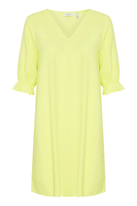 B Young Falakka A Shape Dress In Sunny Lime