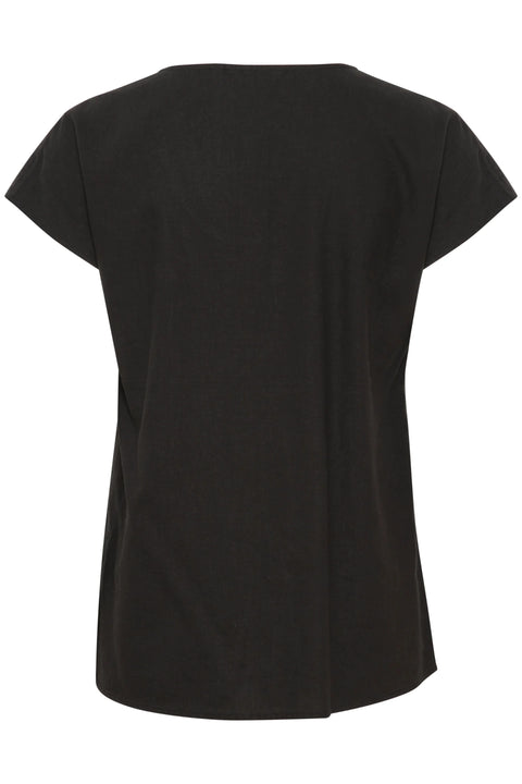 B Young Falakka O Neck Blouse In Black