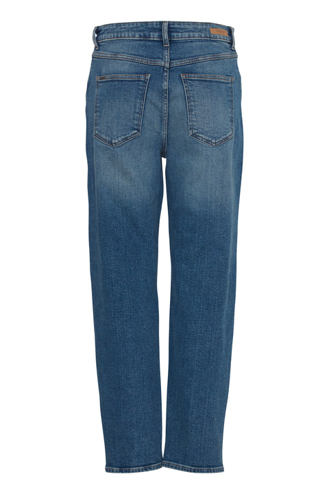 B Young Mom Loetta Jeans In Mid Blue Denim