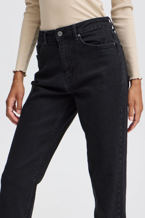 B Young Mom Loetta Jeans In Black Denim