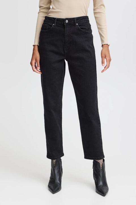 B Young Mom Loetta Jeans In Black Denim