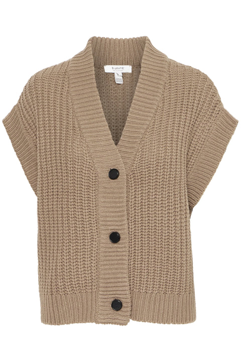 B Young Otinka Waistcoat In Walnut