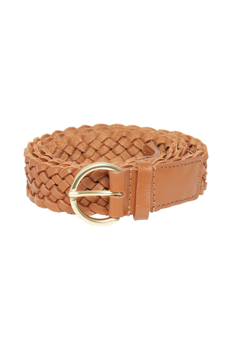 B Young Bawelma Wide Belt In Cognac