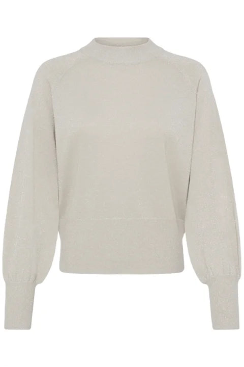 B Young Mobbe Jumper In Oatmeal
