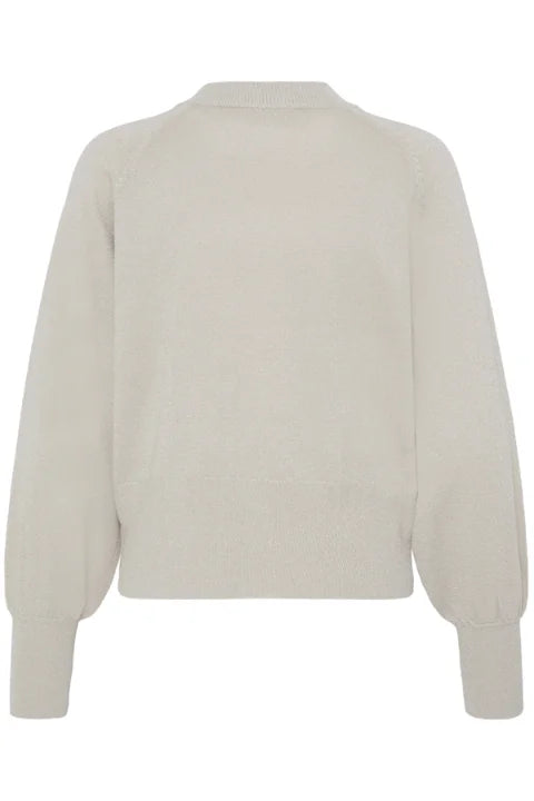 B Young Mobbe Jumper In Oatmeal