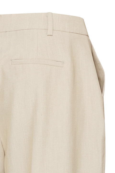 B Young Danta Cuff Pants In Humus Melange