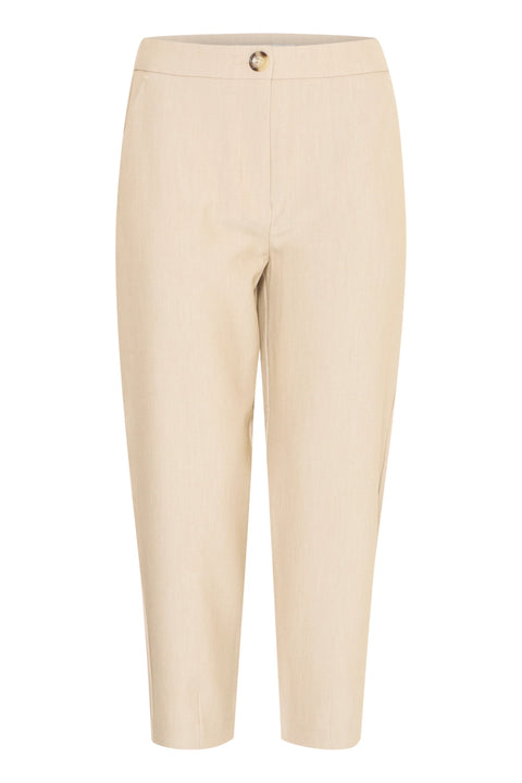 B Young Danta Barrel Pants 2 In Humus Melange