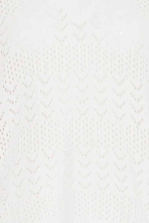 B Young Malie V Pullover In Marshmallow
