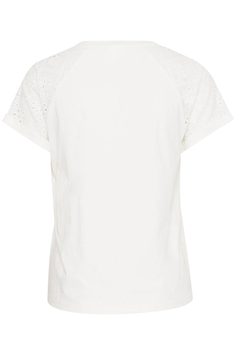 B Young Summer Raglan Tee In Marshmallow