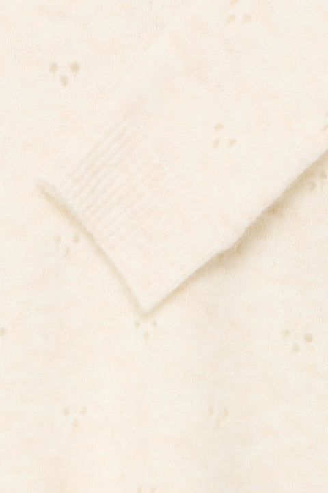 B Young Monna Vneck Jumper  In Birch Melange
