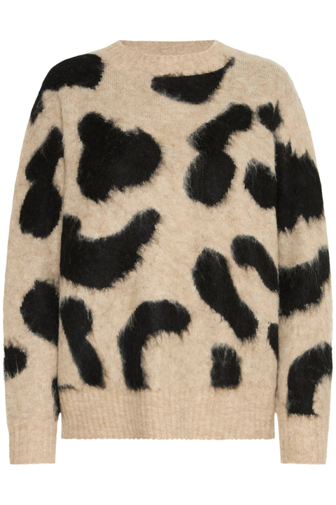 B Young Minyax Jumper  In Humus Mix