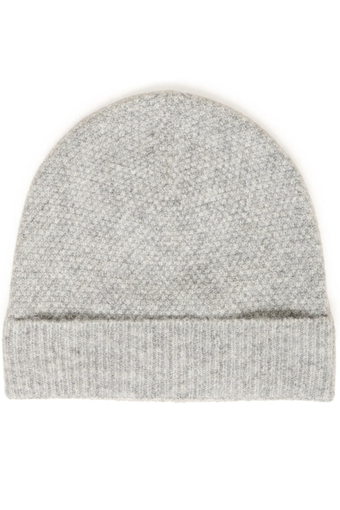B Young Vilko Beanie  In Mid Grey Melange