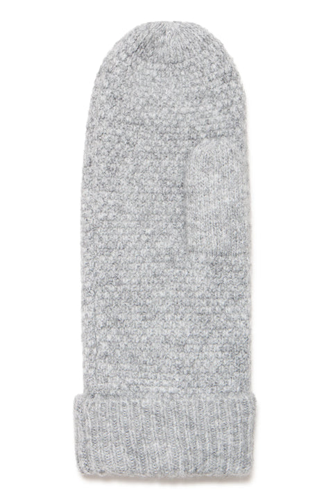 B Young Vilko Mittens  In Mid Grey Melange