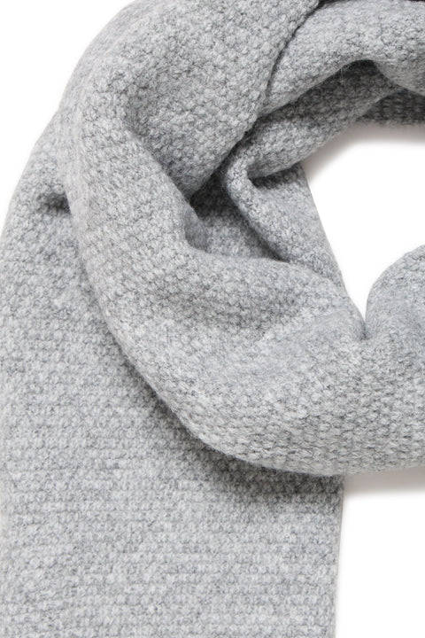 B Young Vilko Scarf  In Mid Grey Melange