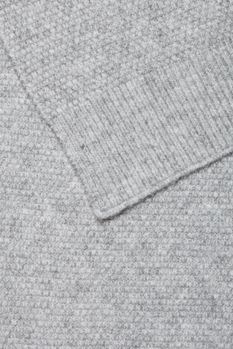 B Young Vilko Scarf  In Mid Grey Melange