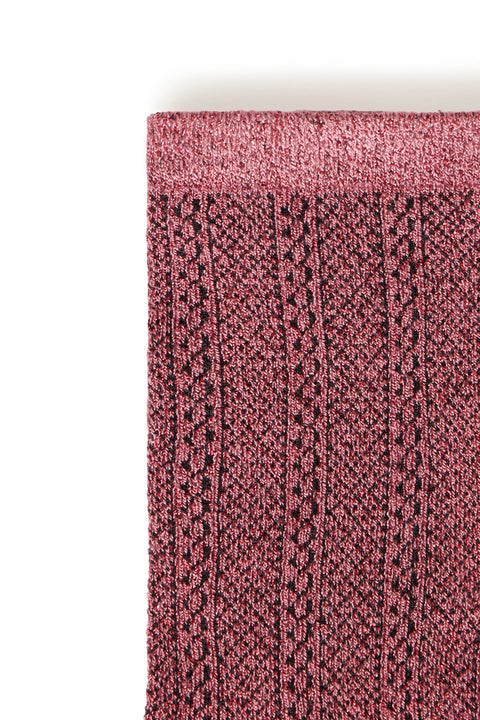 B Young Wli Socks  In Roan Rouge Cable Sock