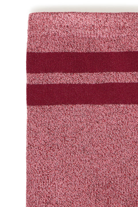 B Young Wli Socks  In Roan Rouge Stripes Sock