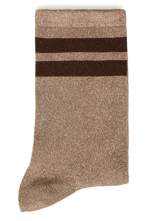 B Young Wli Socks  In Tiger'S Eye Stripes Sock