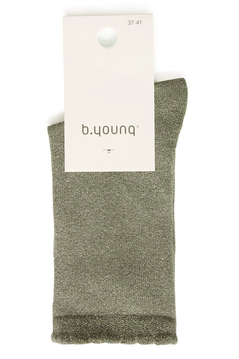 B Young Vilaine Socks  In Grape Leaf Mix