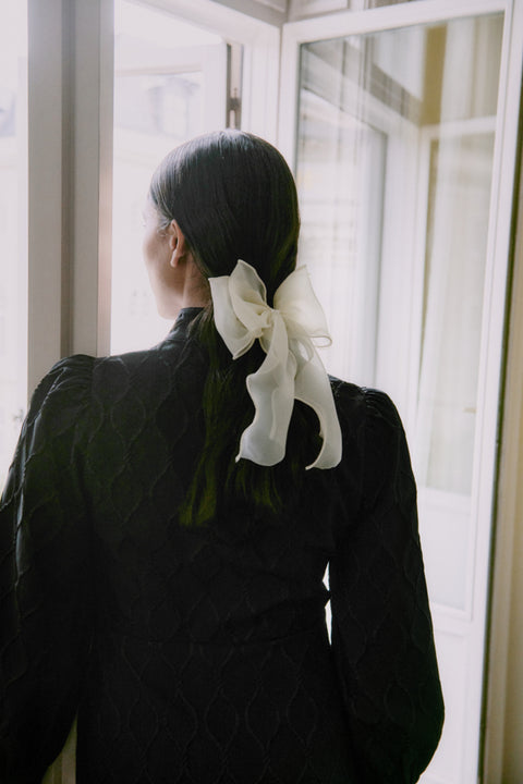 B Young Violetta Bow In Oatmeal